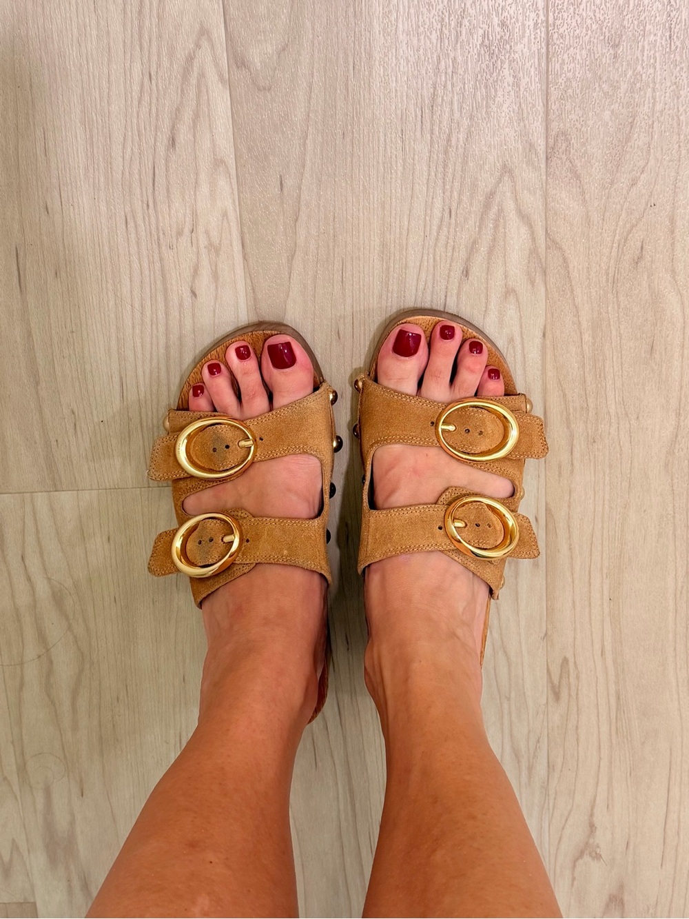 Schutz Juno Sandal in Sandstone - Picture 8 of 9
